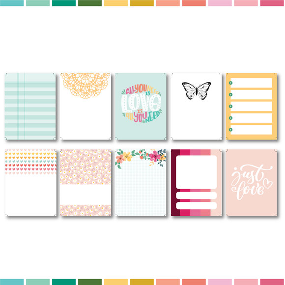 3x4 Project Life Cards | Pinky Love