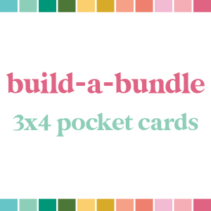 Build a Bundle | 3x4 Pocket Page Cards (monthly auto-ship)