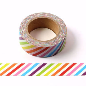 Washi | Colorful Airmail Stripes
