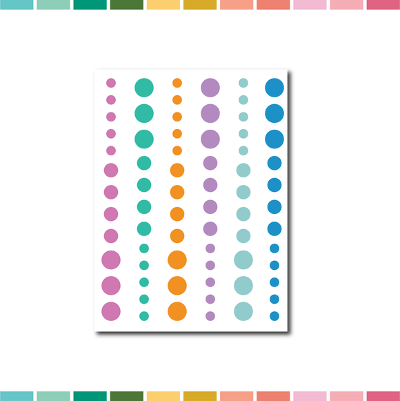 AUG24 | Enamel Dot Stickers