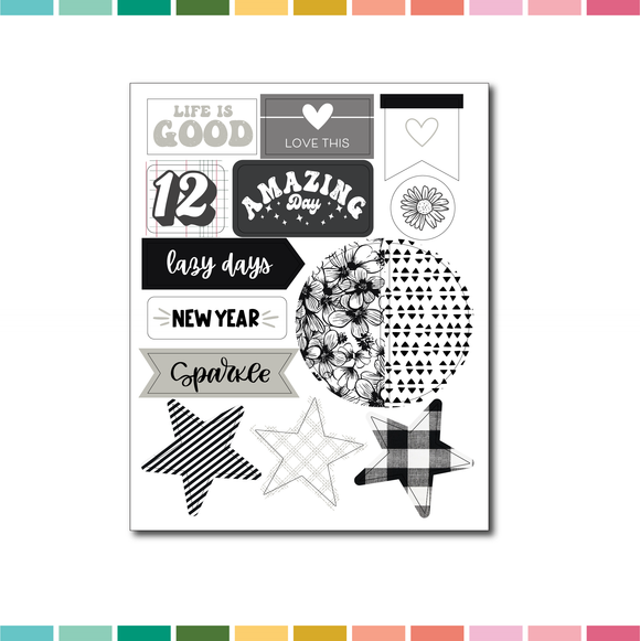 Stickers | Chipboard 2412