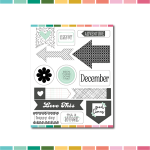 DEC23 | Chipboard Stickers