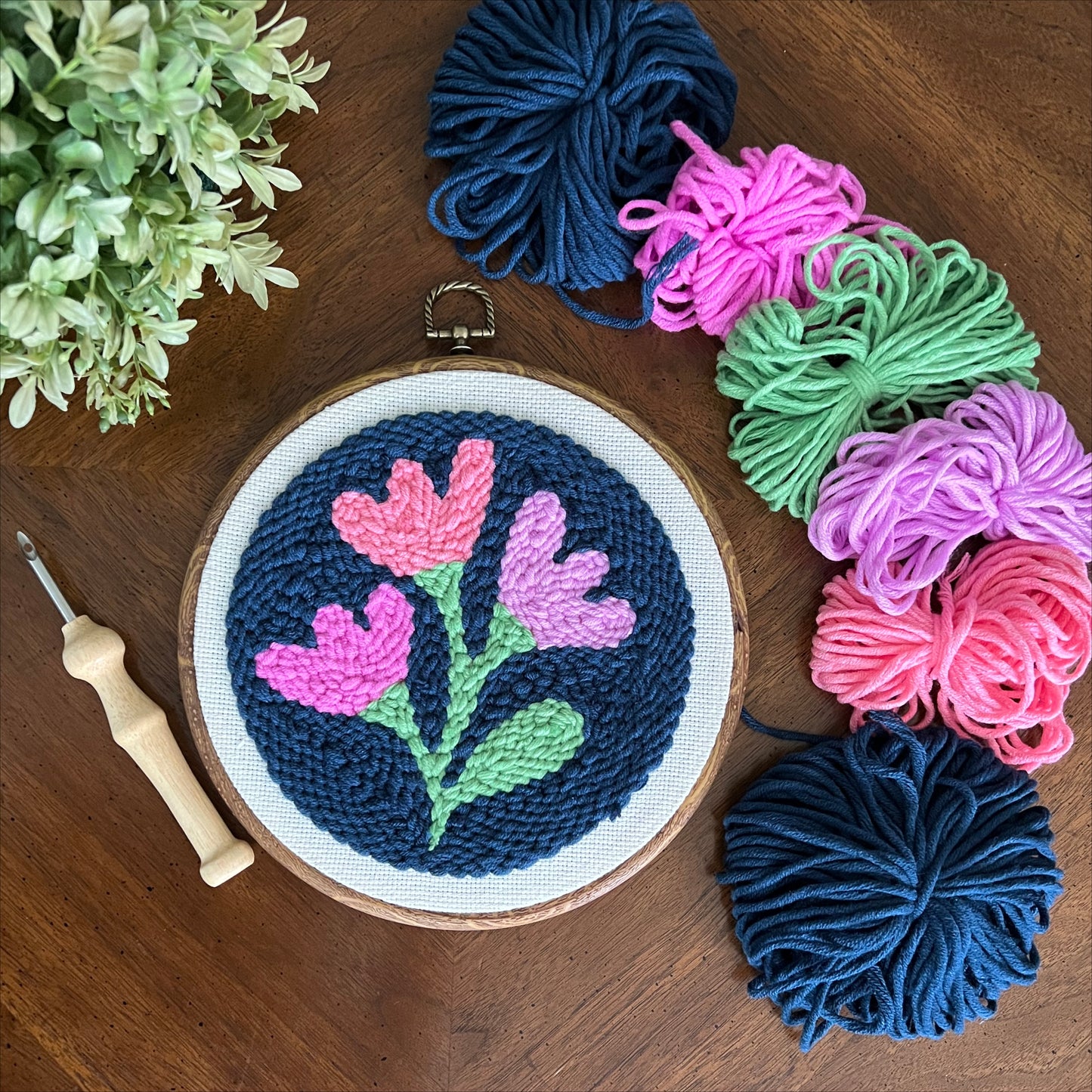 Punch Needle Kit | Flowers