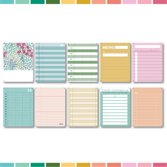 Project Life – 3″X4″ Textured Cardstock – Jade Edition