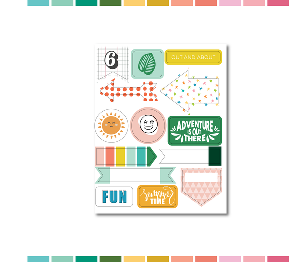 JUN24 | Chipboard Stickers