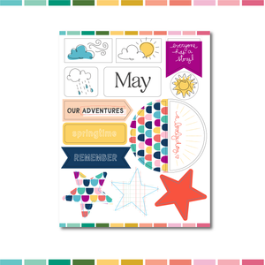 MAY23 | Chipboard Stickers