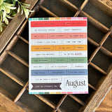 AUG23 | Chipboard Phrase Stickers