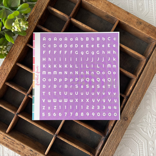 Cardstock Alpha Stickers | 2408