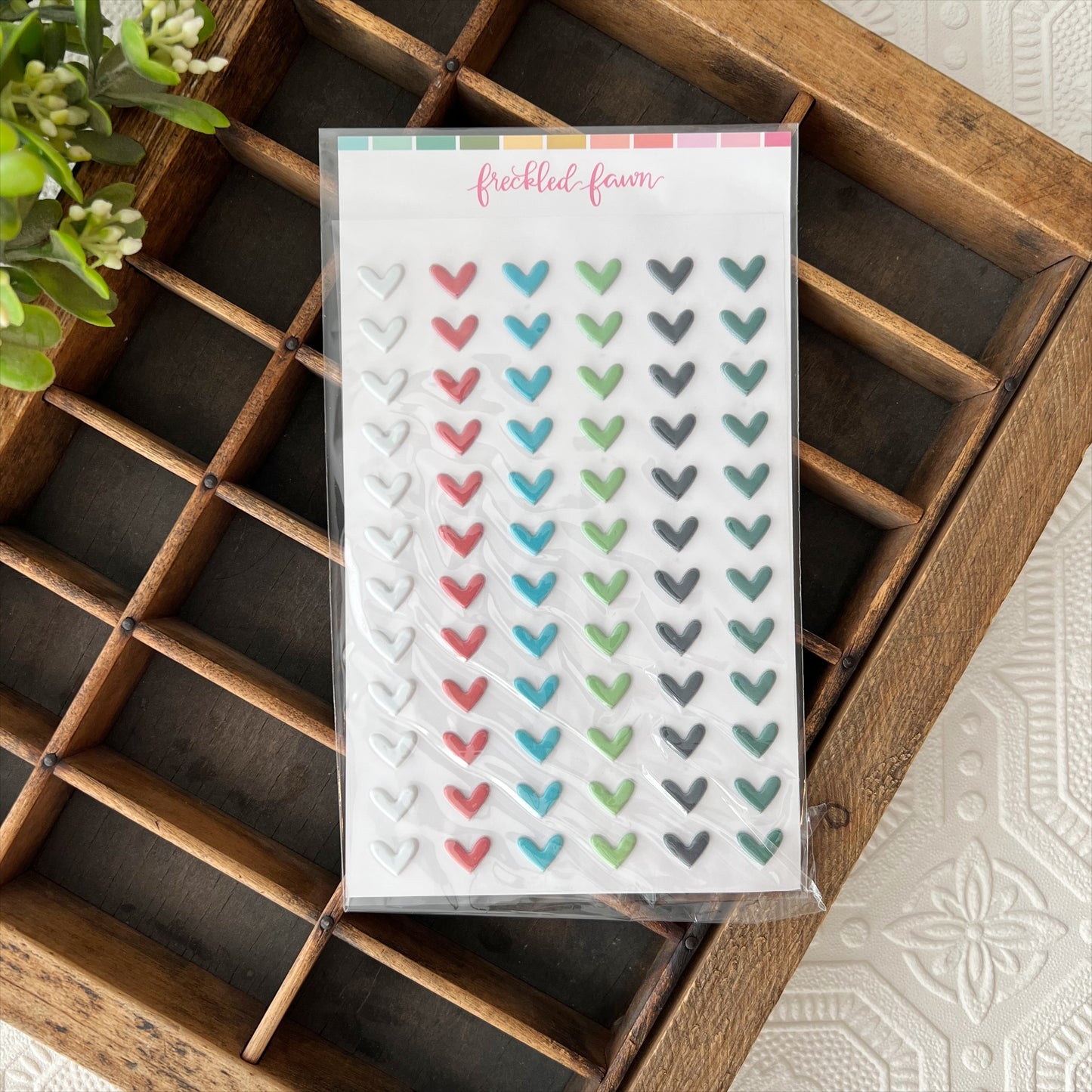 Puffy Heart Stickers | 2411