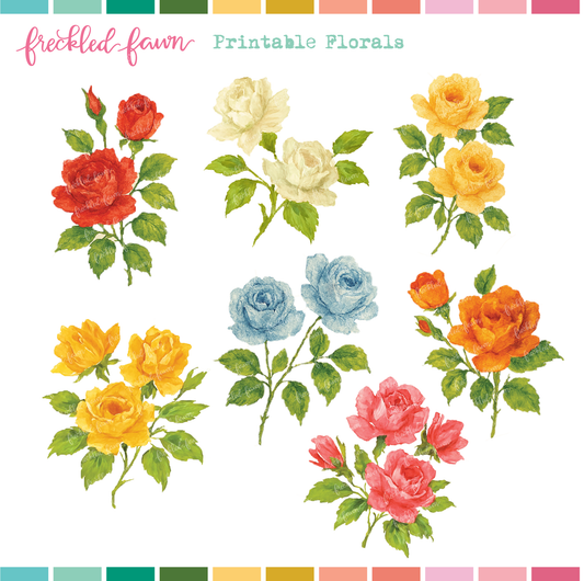 Printable | September Florals