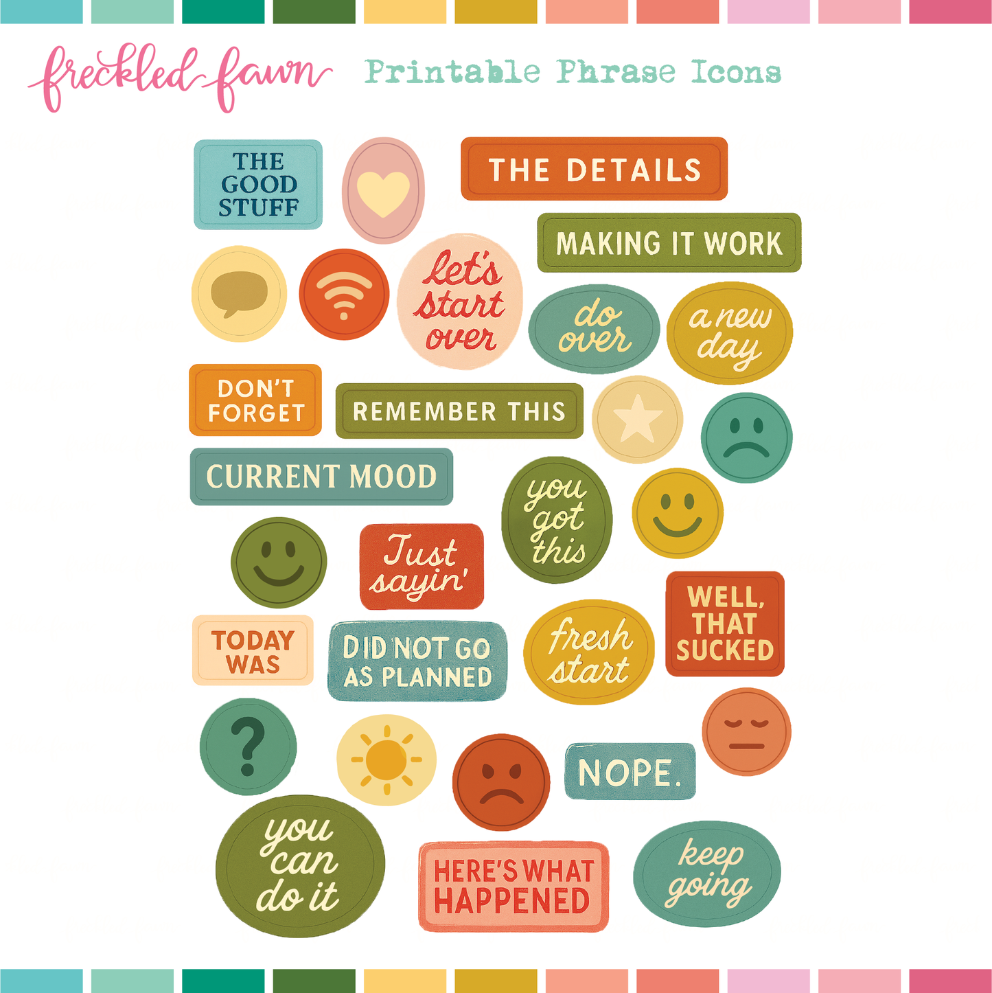 Printable | September Phrases