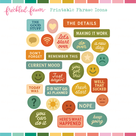 Printable | September Phrases
