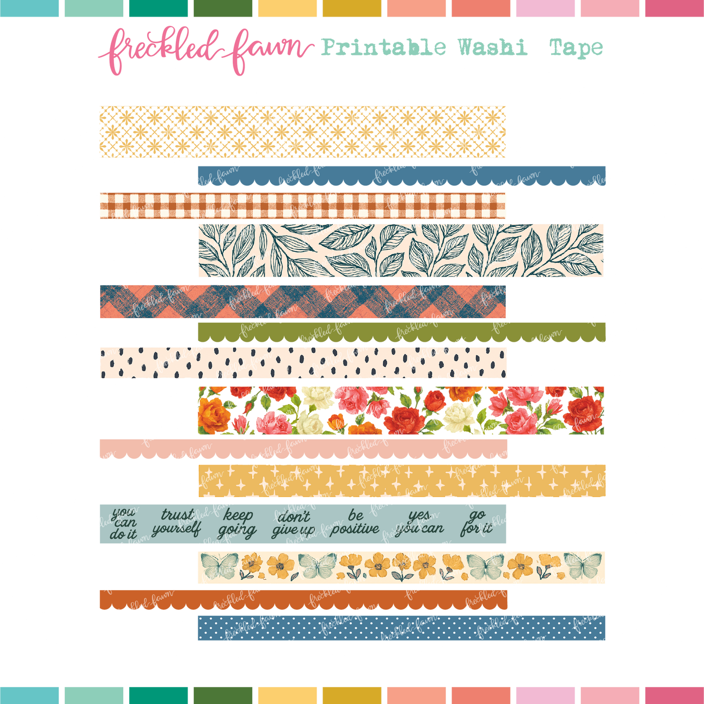 Printable | September Washi