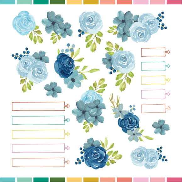 12x12 Paper (ephemera florals) | 2309