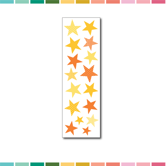 Stickers | Cardstock Stars (yellow/orange)