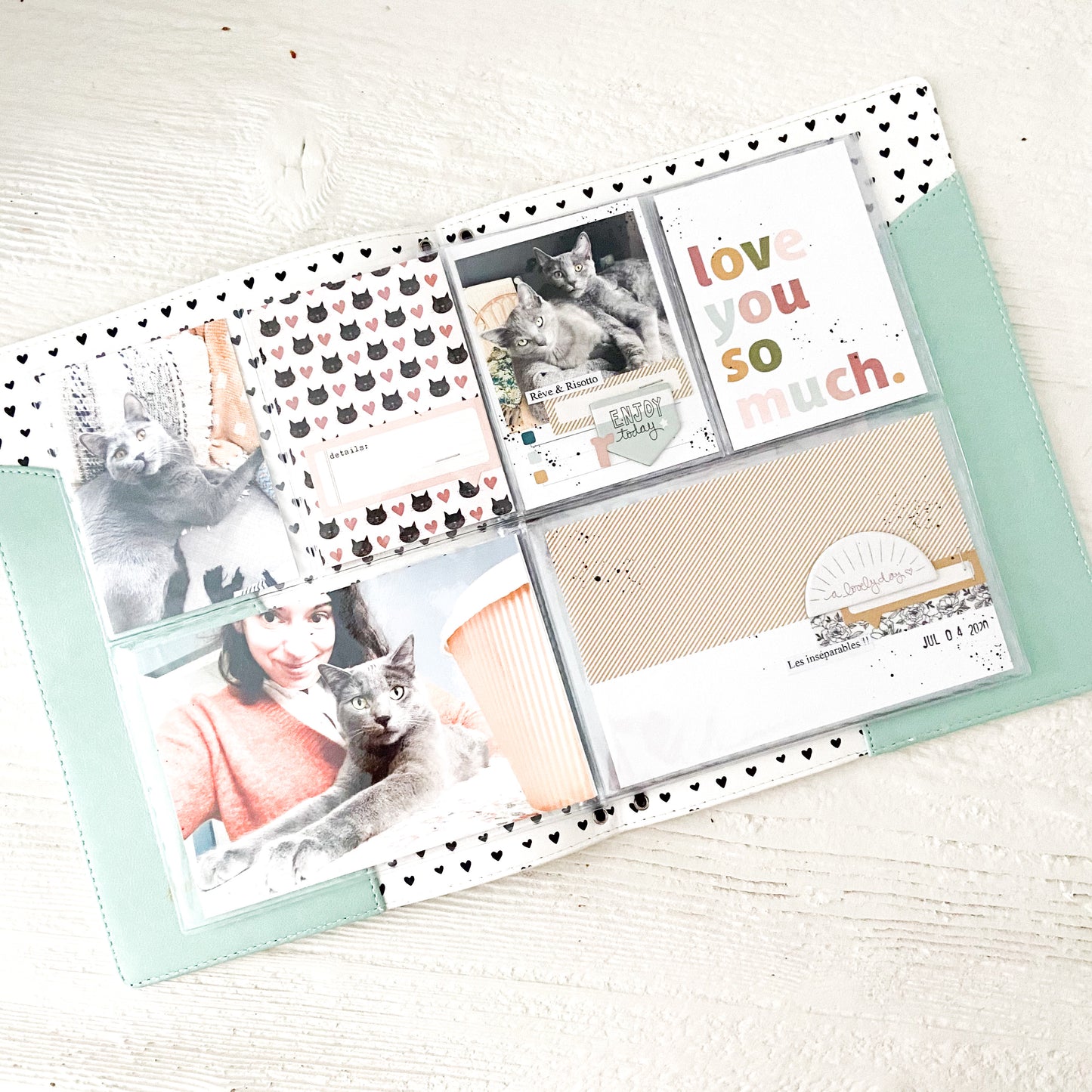 6x8 Pocket Page Scrapbook Insert for Traveler’s Notebook