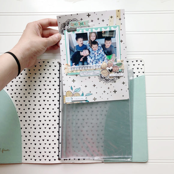 6x8 Scrapbook Insert for Traveler’s Notebook