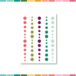 Stickers | Red/Green/Purple/Blue Enamel Dots