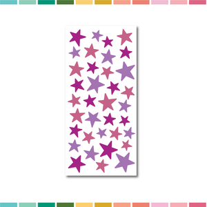 Stickers | Puffy Stars (purple)