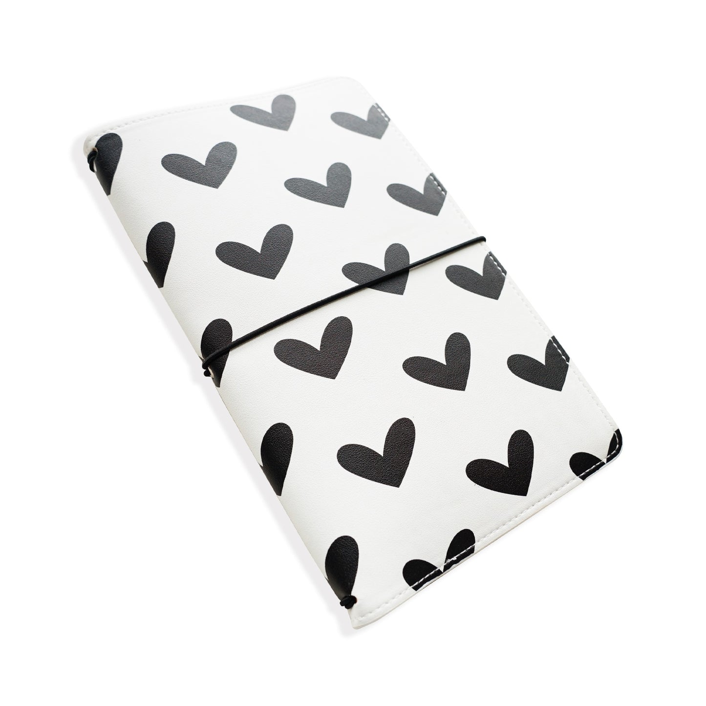 Standard-size Traveler's Notebook | Black Hearts