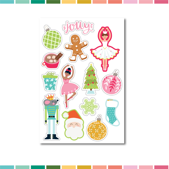 Stickers | Bright Holiday Puffy