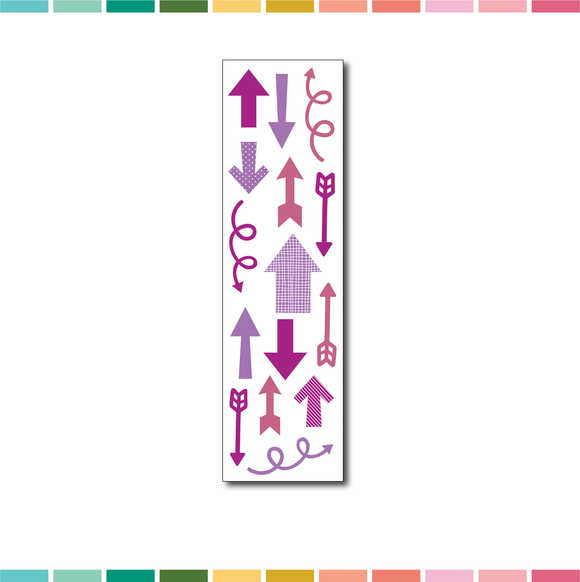Stickers | Cardstock Arrows (purple)