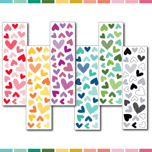 Doe's Deal | Cardstock Heart Stickers (february)